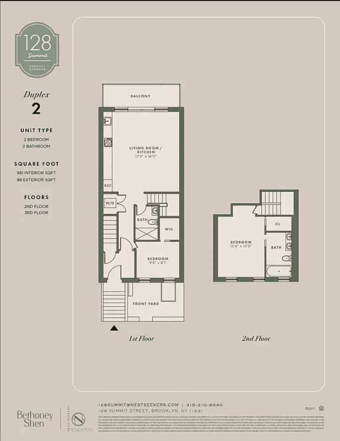 128 Summit Street 2 Carroll Gardens Brooklyn NY 11231