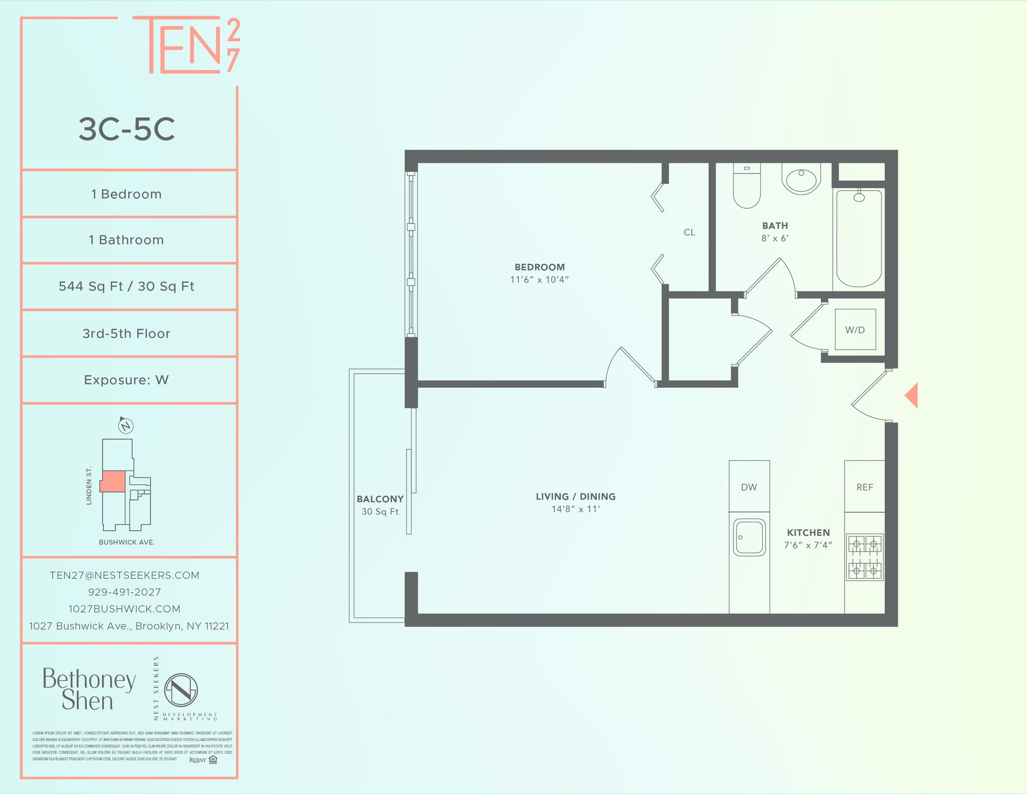 1027 Bushwick Avenue 4-C Bushwick Brooklyn NY 11221