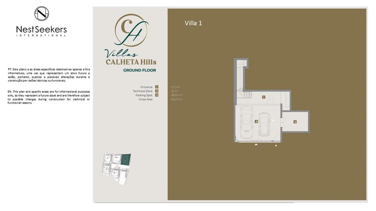 Villa 1 | Ground Floor Plan