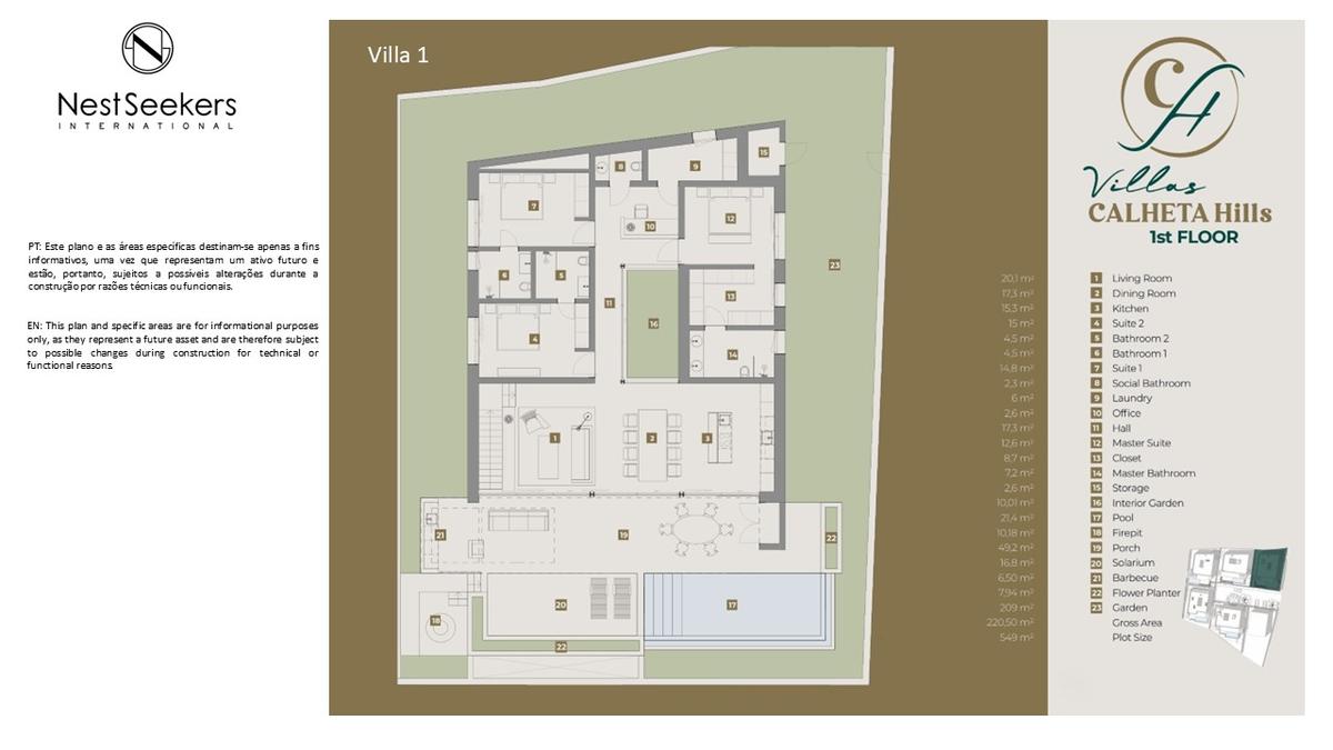 Villa 1 | First Floor Plan