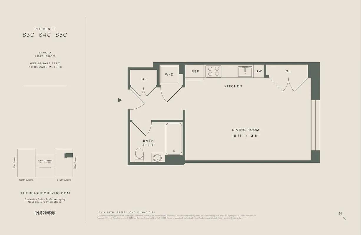 37-14 34th Street S-5C Long Island City Queens NY 11101