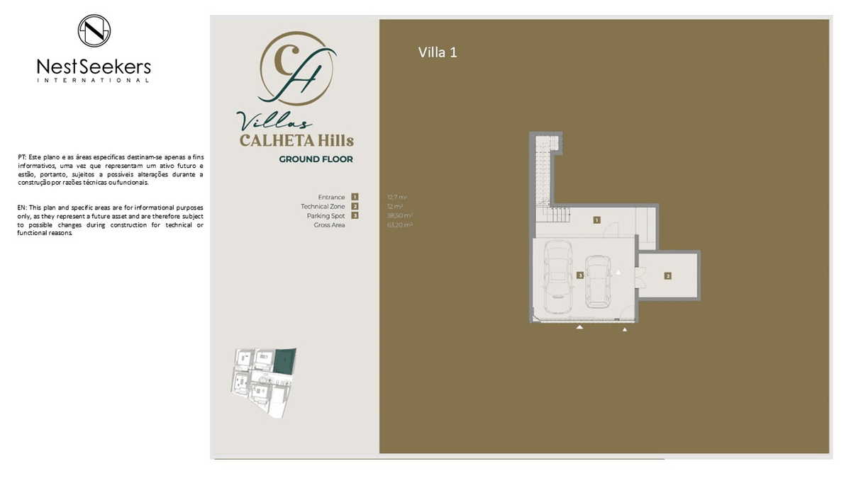 Villa 1 | Ground Floor Plan
