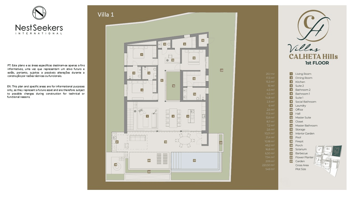 Villa 1 | First Floor Plan