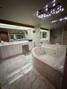 soaking tub with jets/separate shower stall
