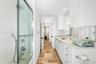 Second bathroom with bathtub.
