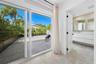 Access to a private patio only for the master bedroom.