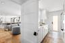 Split Plan - entrance to the 3 bedrooms plus 2 bathrooms