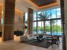 Beautiful Lobby with double height ceiling & pool view