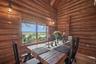 Dining area overlooking the magical property