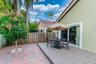 Fenced patio