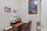 Office area in laundry room
