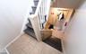 downstairs