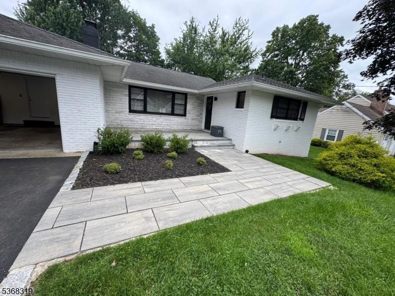 Walkway to front door