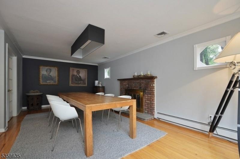 Dining Room w/ wood burning FP