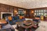 Living room fireplace