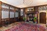Foyer fireplace