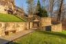 Terraced stone walls