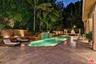 Rear Yard with pool/spa/waterf