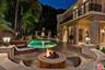 Rear Yard with firepit and poo