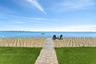 Walkway to bay with ladder