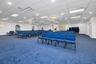 Miscellaneous room with carpet flooring and recessed lighting