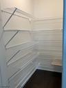 Hallway linen storage closet