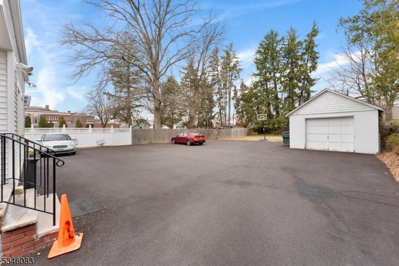 rear parking with garage