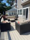 Gated wrap around deck