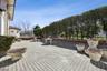 Sideyard garden and patio