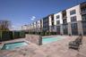 Outdoor pool and hot tub area