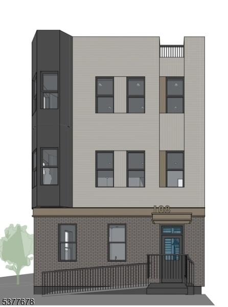Rendering of side entrance