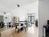 Dining area featuring a chandelier