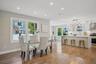 into kitchen