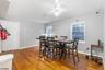 open living/dining room