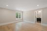 Unfurnished room featuring light wood-type flooring, recessed lighting, and crown molding