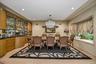 Dining room featuring light wood-style floors and recessed lighting