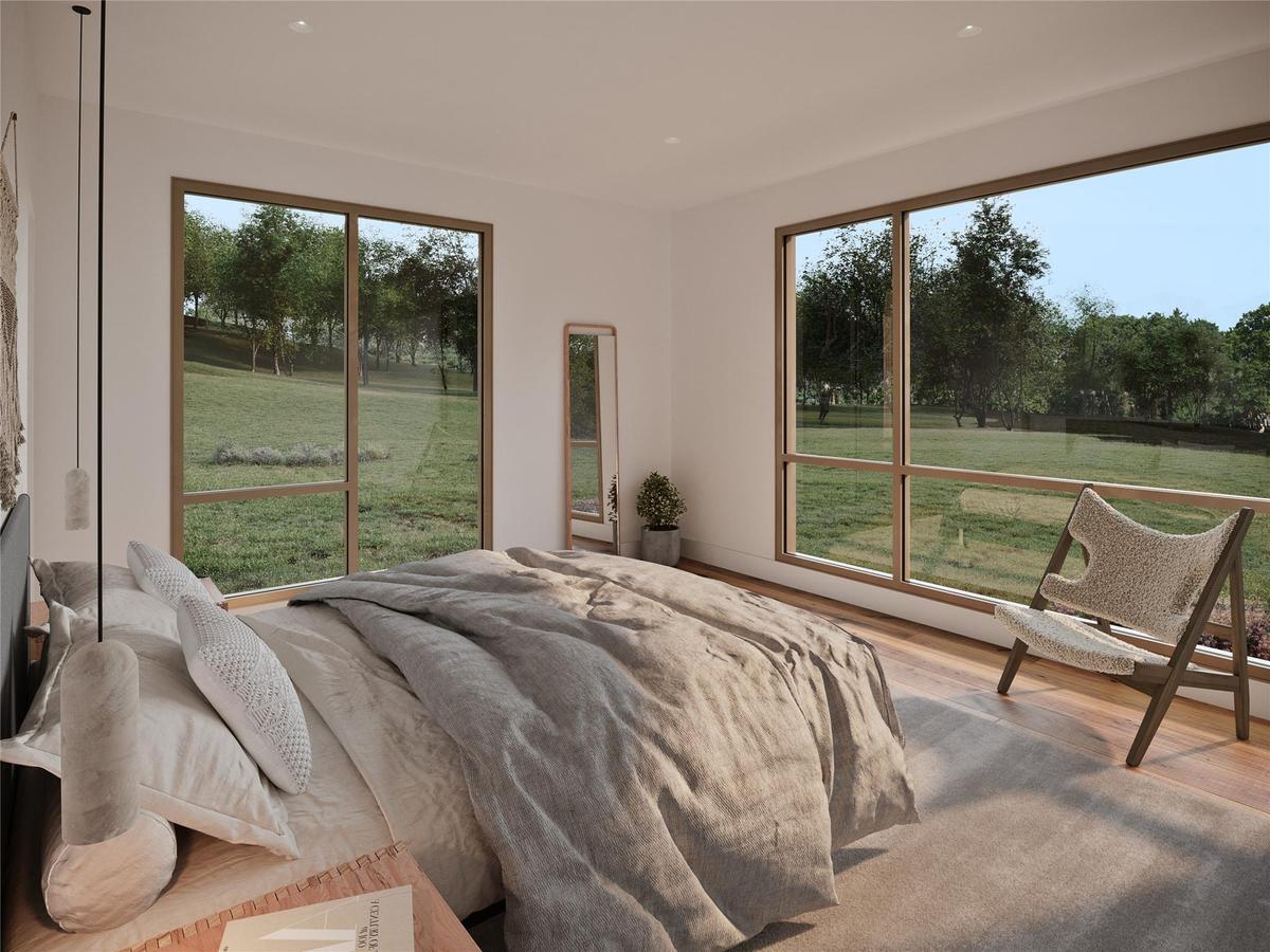 Bedroom featuring wood finished floors