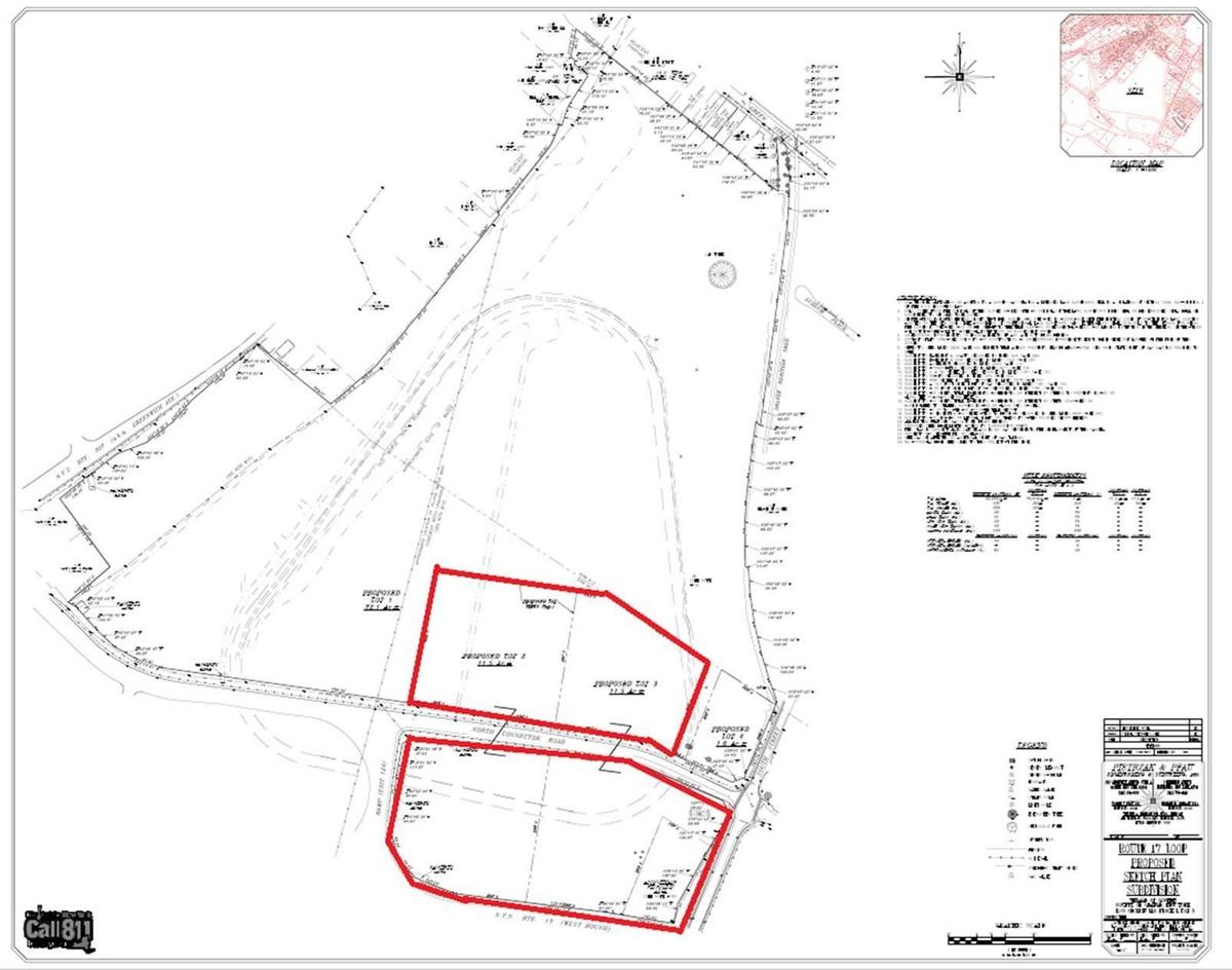 Commercial lot Sketch Plan of lots not included.