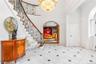 Two story foyer with beautiful details