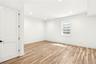 Spare room featuring recessed lighting and light wood-style flooring