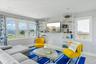 Impeccable design and clean lines with contemporary finishes complement the open layout.