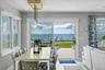 Enjoy indoor dining overlooking the Peconic Bay with spectacular water views.