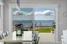 Convenient access to deck for entertaining.