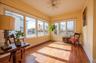 Main floor Studio/Bedroom/Sunroom with ceiling fan