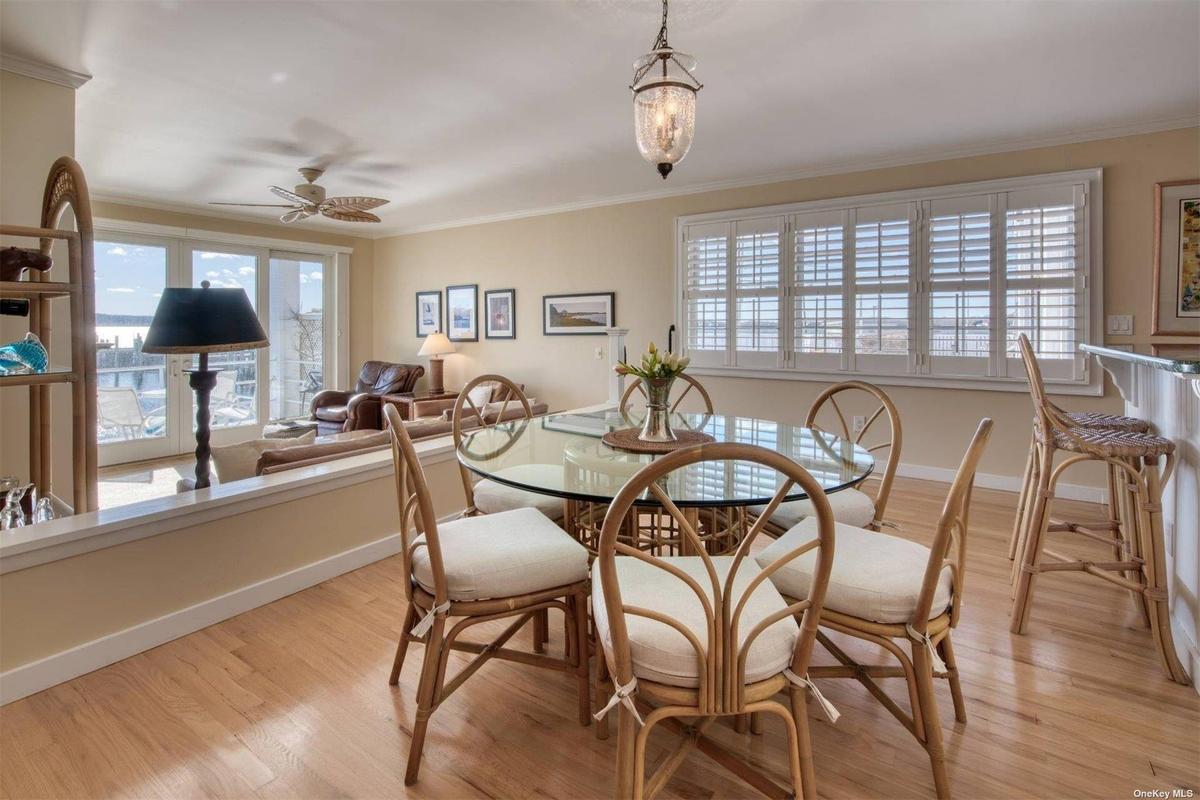 Dining area open to living area