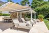 View of patio / terrace featuring outdoor dining area and an outdoor living space