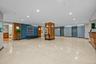 Building lobby featuring recessed lighting