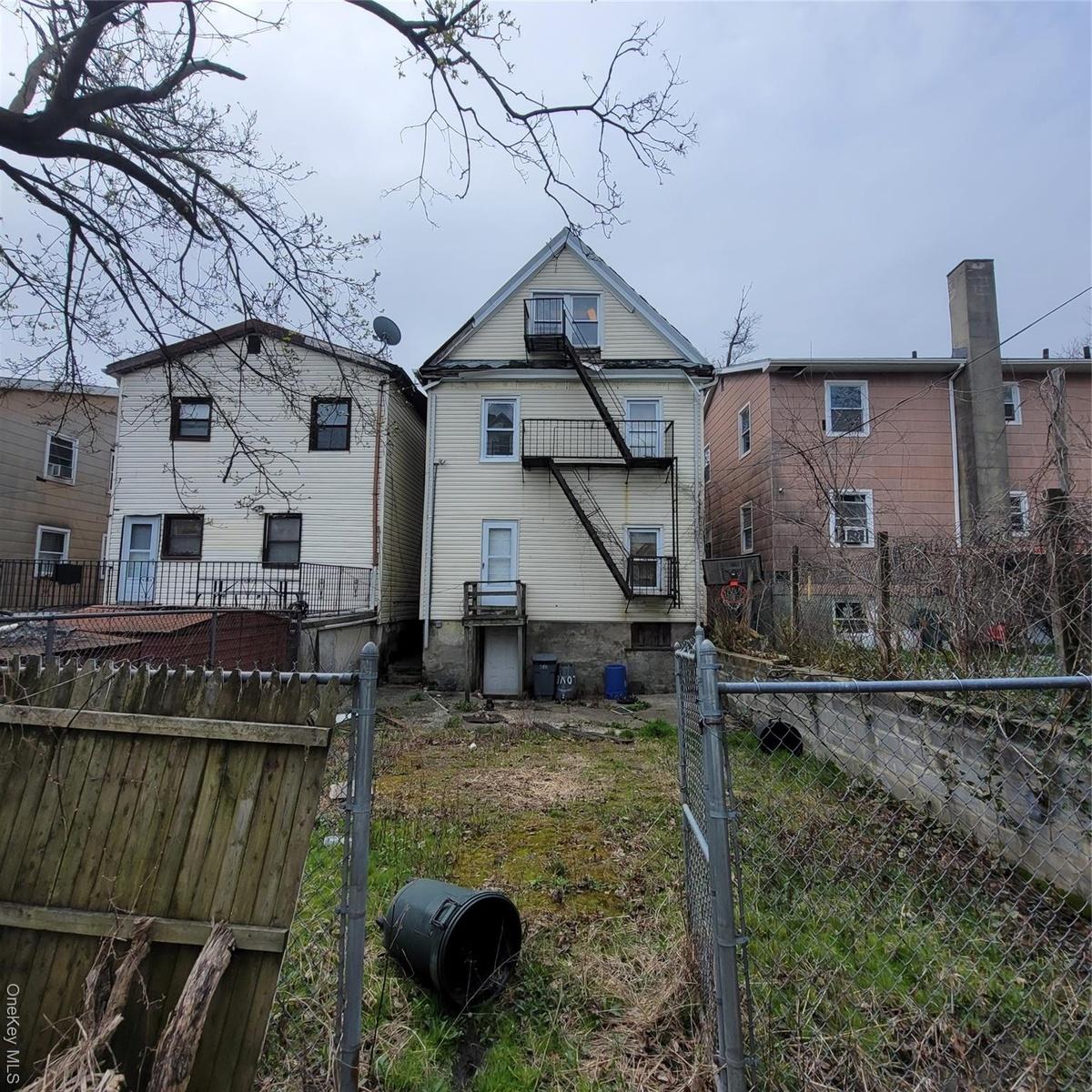 View of back of property