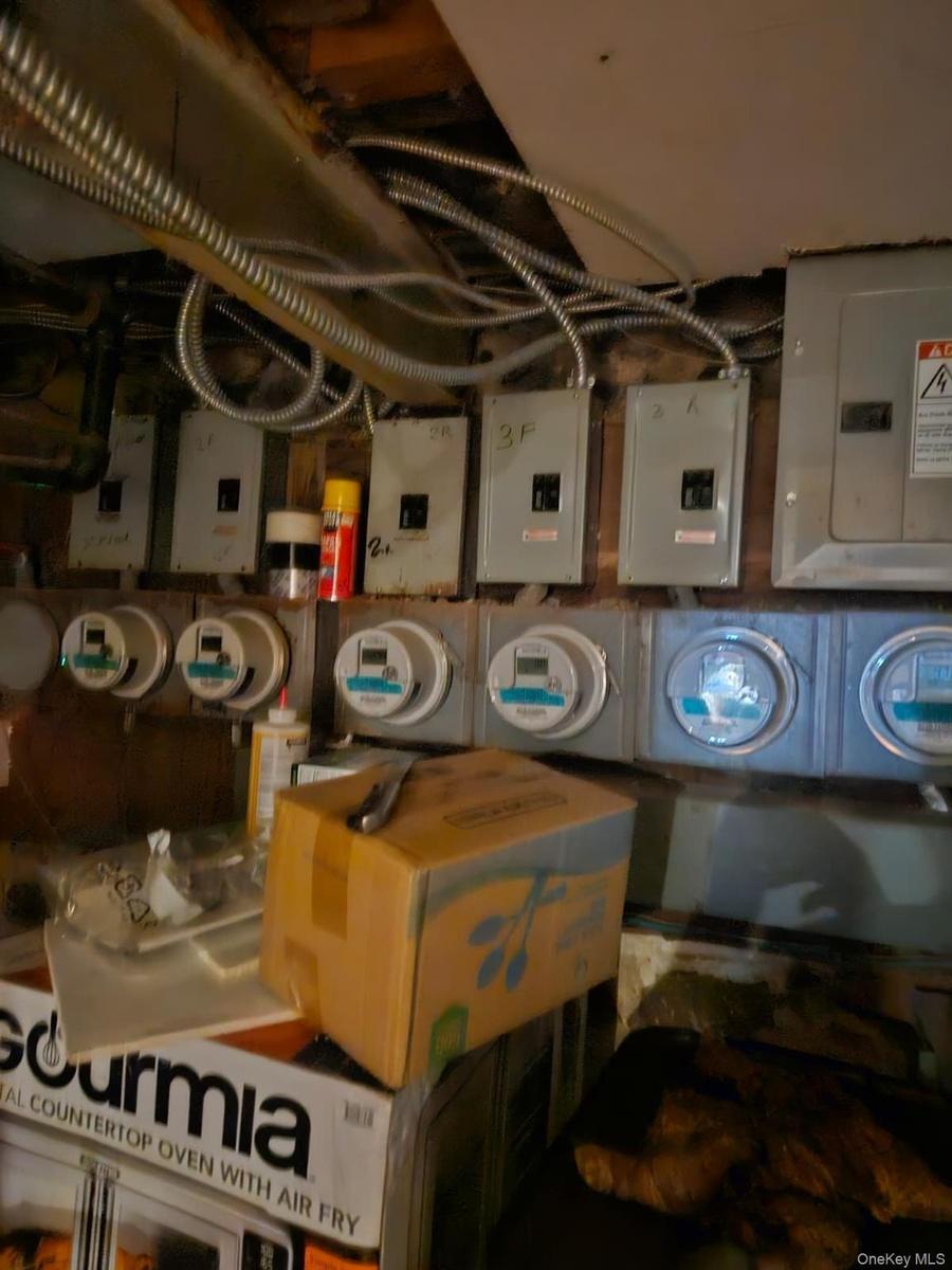 Utility room with electric panel