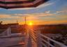 Sunset on deck